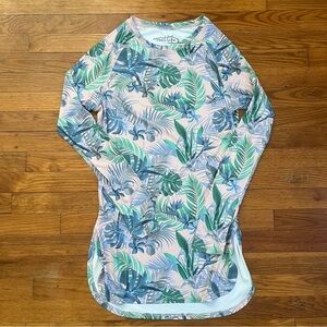 Reel life long sleeve swim UV cover up